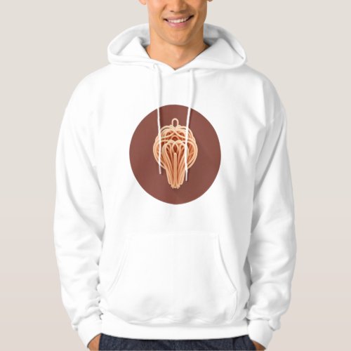 A Unique Pattern of Spaghetti Noodles Hoodie