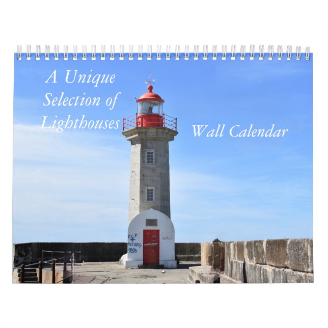 A Unique Selection of Lighthouses Calendar (Cover)