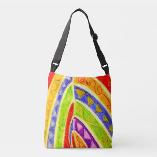 A unique Spanish art bag Tribal design_No1 Crossbody Bag