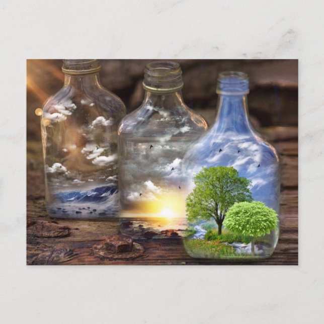 A Universe in a Bottle Postcard (Front)