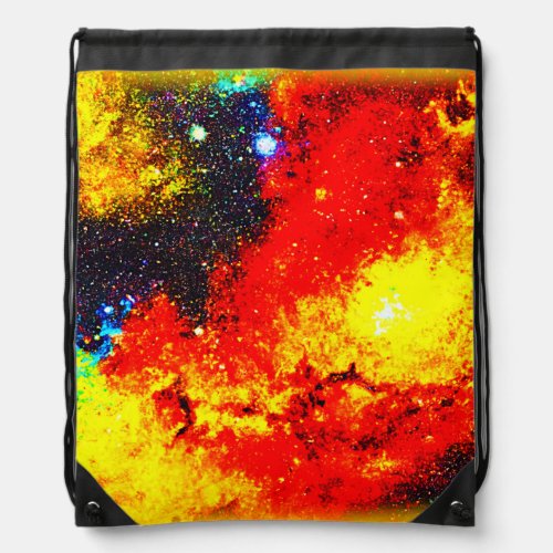 A Universe of Bright Colors Buy Now Drawstring Bag