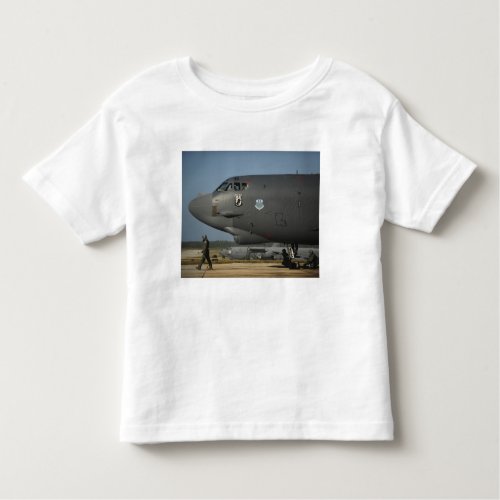 A US Air Force aircrew prepares a B_52 Toddler T_shirt