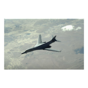 A US Air Force B-1B Lancer on a combat patrol Photo Print