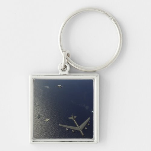 A US Air Force B_52 Stratofortress aircraft 2 Keychain