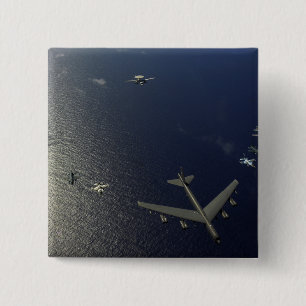 A US Air Force B-52 Stratofortress aircraft 2 Pinback Button