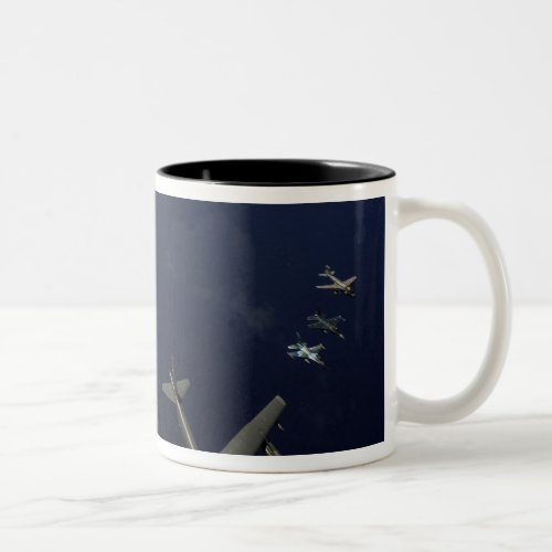 A US Air Force B_52 Stratofortress aircraft 2 Two_Tone Coffee Mug