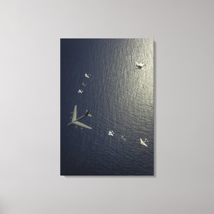 A US Air Force B-52 Stratofortress aircraft Canvas Print