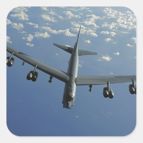 A US Air Force B_52 Stratofortress Square Sticker