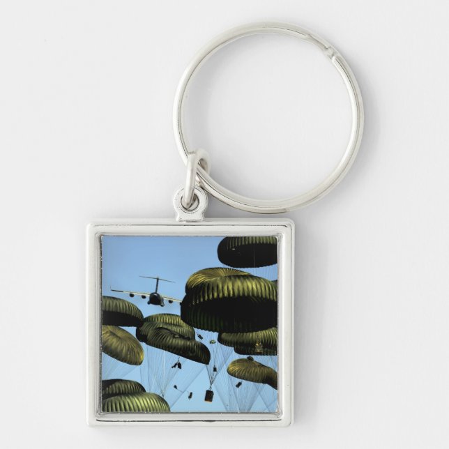 A US Air Force C-17 Globemaster III Keychain (Front)