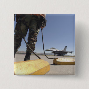 A US Air Force crew chief Pinback Button