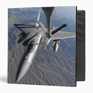 A US Air Force F-15 Eagle 3 Ring Binder