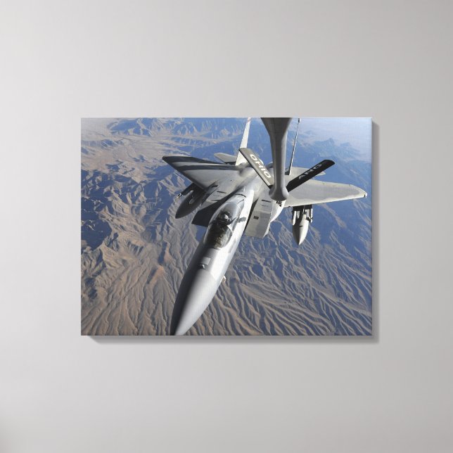 A US Air Force F-15 Eagle Canvas Print (Front)