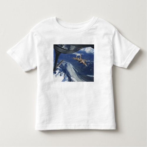 A US Air Force F_15C Eagle positioning itself Toddler T_shirt