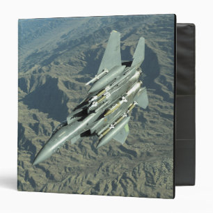 A US Air Force  F-15E Strike Eagle 3 Ring Binder