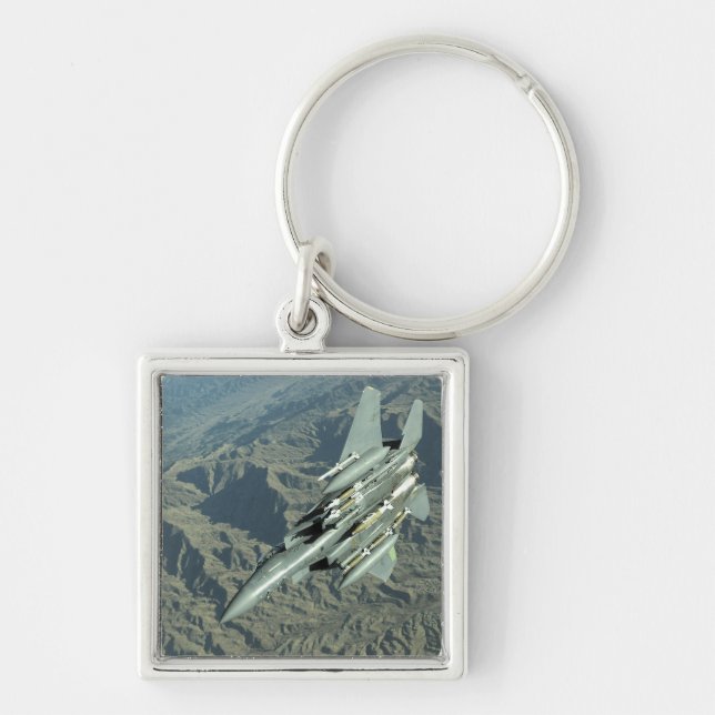 A US Air Force  F-15E Strike Eagle Keychain (Front)