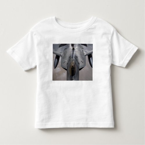 A US Air Force F_22 Raptor is refueled Toddler T_shirt