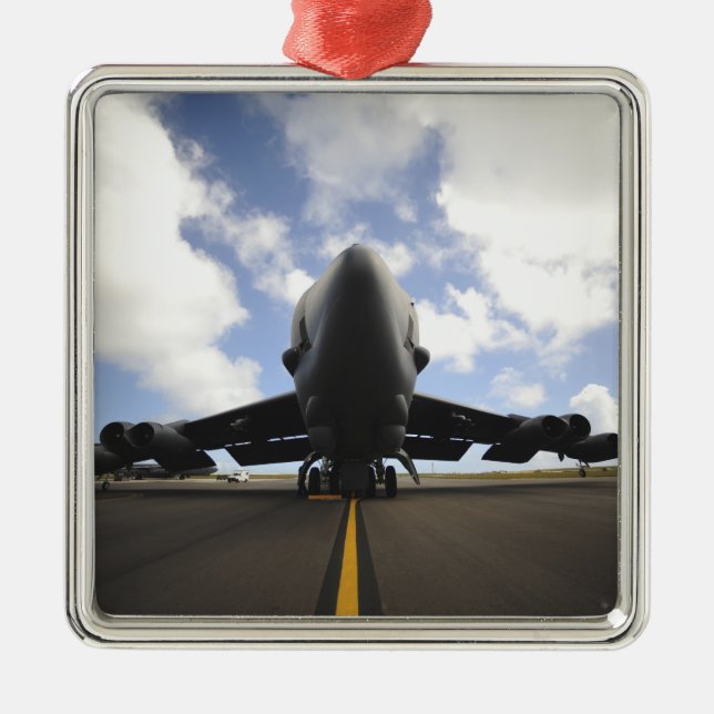 A US Air Force maintenance crew Metal Ornament (Front)