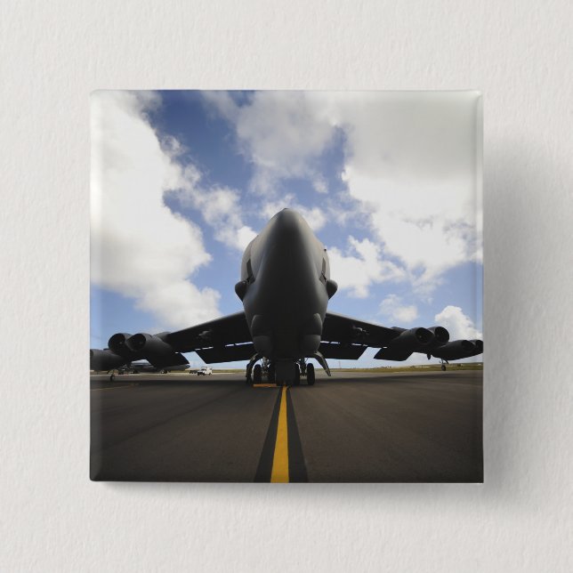 A US Air Force maintenance crew Pinback Button (Front)