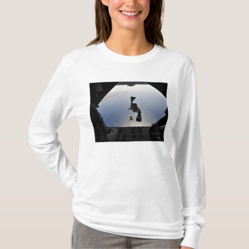 A US Air Force pararescueman jumping out T_Shirt