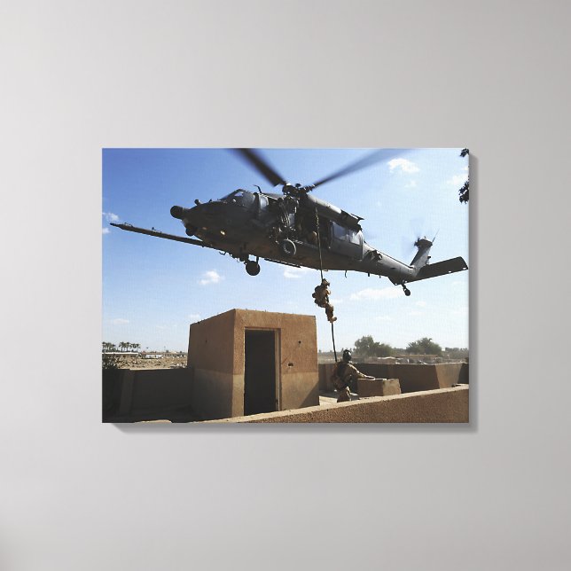 A US Air Force Pararescuemen Canvas Print (Front)