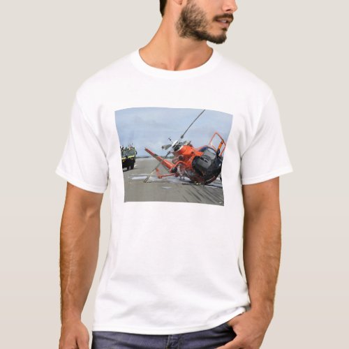 A US Coast Guard MH_65 Dolphin helicopter crash T_Shirt