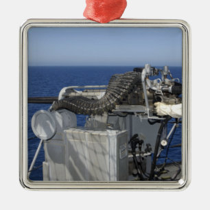 A US Navy Gunner's Mate Metal Ornament
