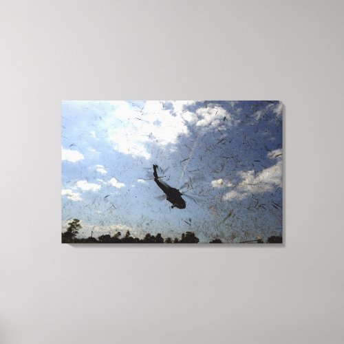 A US Navy HH_60 Seahawk Canvas Print