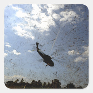 A US Navy HH-60 Seahawk Square Sticker