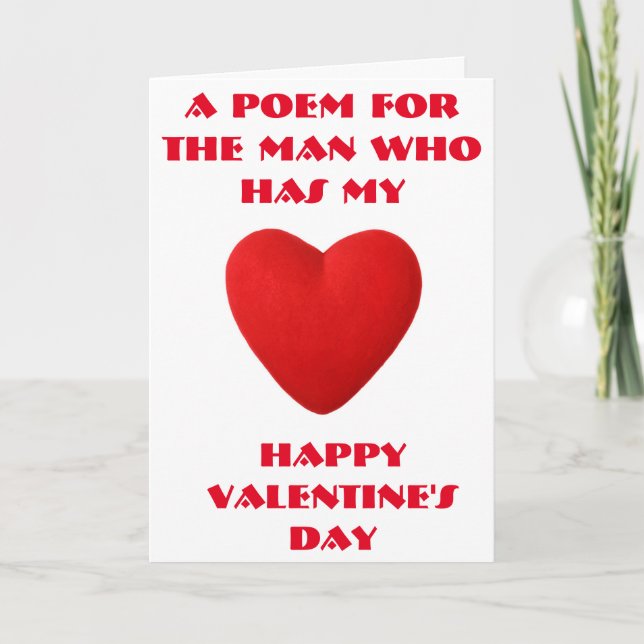 A valentine card (Front)