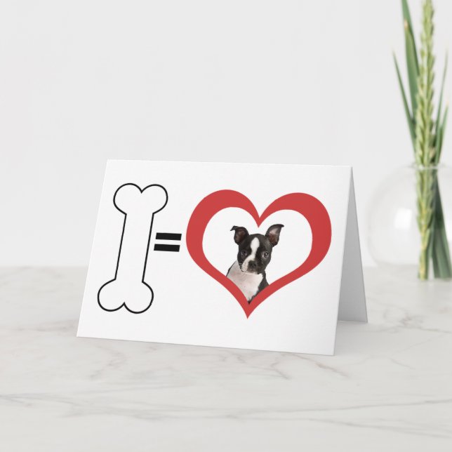 A Valentine from Your Dog - Way to a Dog's Heart! Holiday Card (Front)