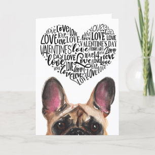 A Valentine from your French Bulldog card