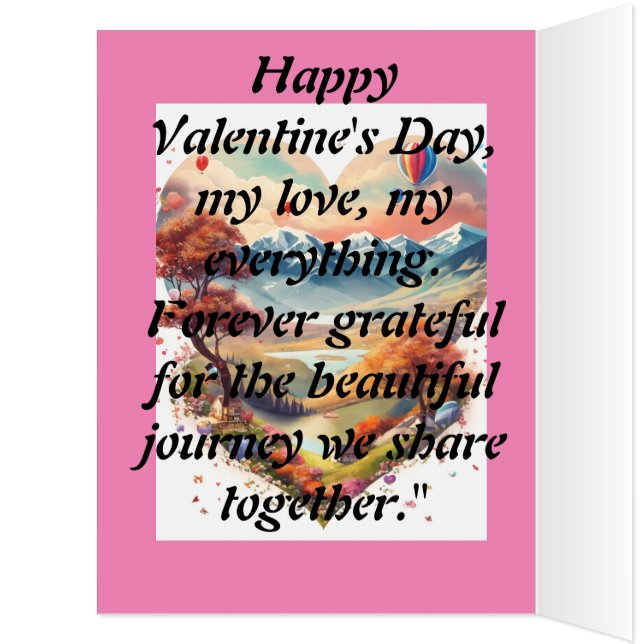 A Valentine's Day Celebration of Togetherness Card (Inside (Left))