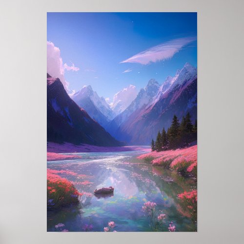 A Valley of Beauty and Peace Poster