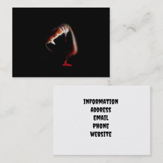 A Vampire's Kiss of Death Business Card