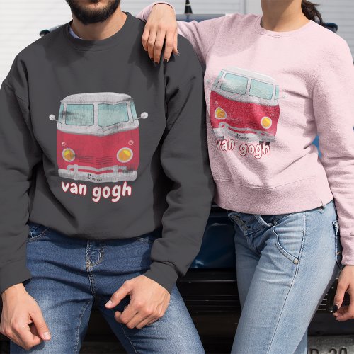 A Van Called Gogh Camping and Surfer  Sweatshirt