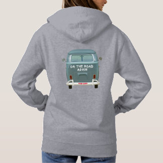 A Van Called Gogh. Camping and Surfer Unisex Hoodie