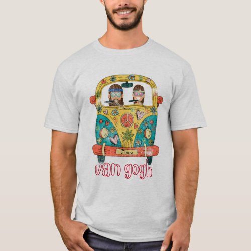 A Van Called Morrison Camping and Surfer Unisex T_Shirt