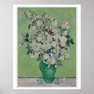 A Vase of Roses, 1890 Vincent van Gogh Small Poster