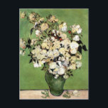 A Vase of Roses by Vincent Van Gogh Postcard<br><div class="desc">Van Gogh's A Vase of Roses</div>