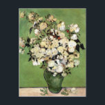 A Vase of Roses by Vincent Van Gogh Postcard<br><div class="desc">Van Gogh's A Vase of Roses</div>