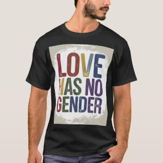 A Vector T-Shirt ( Love Has No Gender )