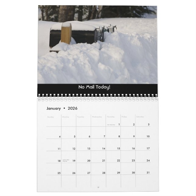 A Vermont Year Calendar (Jan 2026)
