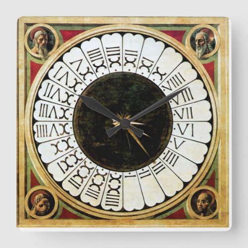 A VERTICAL SUNDIAL AND THE ENIGMA OF HOURS SQUARE WALL CLOCK
