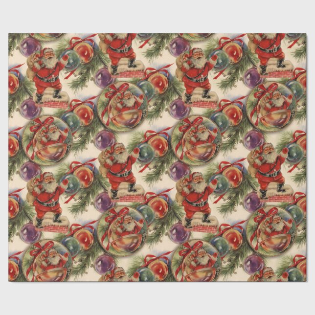 A Very 1950's Christmas Wrapping Paper (Seam)