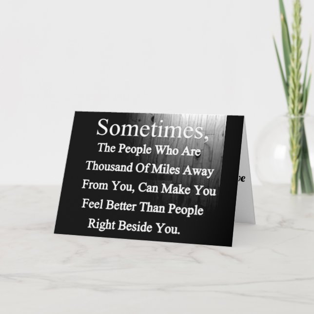 A VERY BEST FRIEND'S BIRTHDAY CARD (Front)