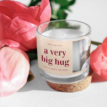 A Very Big Hug | Personalized 3 Photo Scented Candle