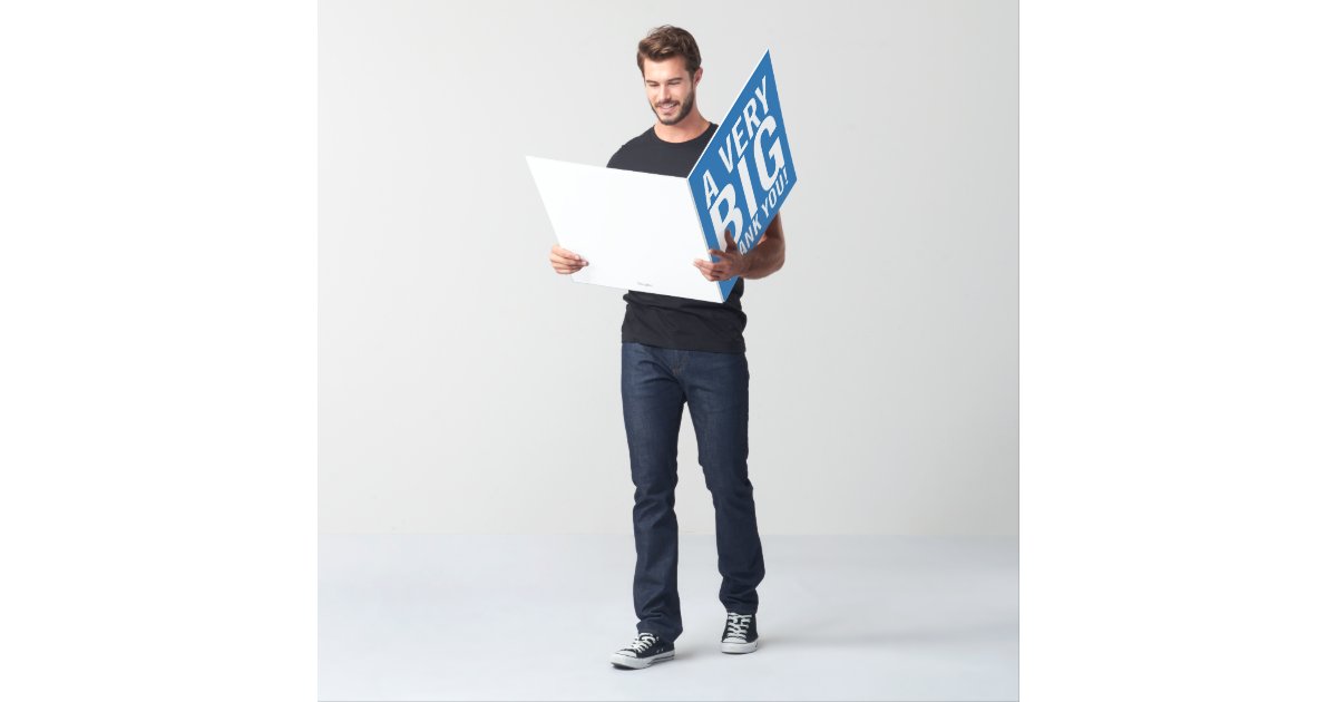 A Very Big Thank You Card | Zazzle