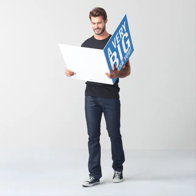 A Very Big Thank You Card | Zazzle