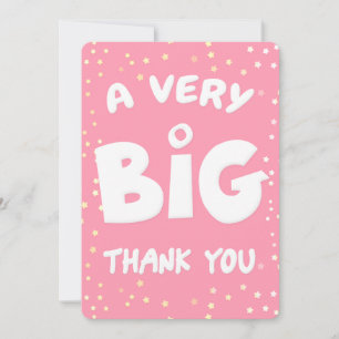 A Very Big Thank You Card From Me