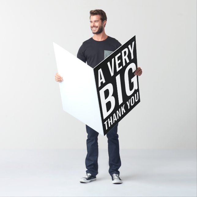 A Very Big Thank You Large Card (In Situ)